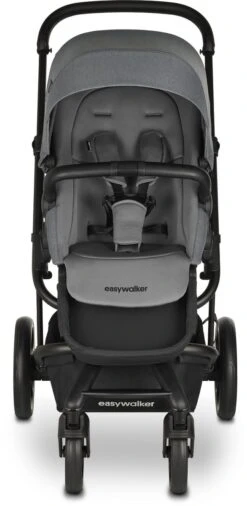 Easywalker Harvey 3 / Harvey³ Voordeelset Bestaande Uit Kinderwagen, Reiswieg, Voetenzak, Regenhoes Voor Zitting En Reiswieg, Hoes Voor De Reiswiegmatras - Kleur Fossil Grey -Babyreizen 586x1200
