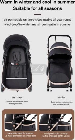 Merkloos Luxe Multi-functionele 3 In 1 Wandelwagen - Babywagen - Kwalitatieve Buggy - Opklapbare Kinderwagen - Licht En Flexibel 28 Merkloos Luxe Multi-functionele 3 In 1 Wandelwagen - Babywagen - Kwalitatieve Buggy - Opklapbare Kinderwagen - Licht En Flexibel -Babyreizen 642x1200 1