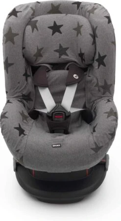 Dooky Seat Cover Groep 1 Autostoel Hoes Grey Star -Babyreizen 662x1200