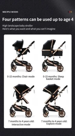 Luxe Kinderwagen 3 In 1 - Wandelwagen - Kinderwagen 3-in-1 Incl Autostoel - Kinderwagen Maxi Cosi – Buggy 3 In 1 - Newborn - Grijs 14 Luxe Kinderwagen 3 In 1 - Wandelwagen - Kinderwagen 3-in-1 Incl Autostoel - Kinderwagen Maxi Cosi – Buggy 3 In 1 - Newborn - Grijs -Babyreizen 664x1200