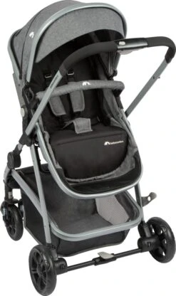 Bebeconfort Hello 2-in-1 Kinderwagen - Inclusief Reiswieg - Black Chic -Babyreizen 712x1200