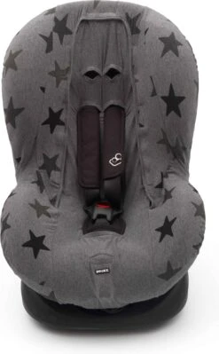 Dooky Seat Cover Groep 1 Autostoel Hoes Grey Star -Babyreizen 743x1200