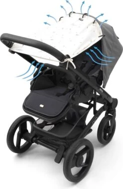Dooky Universal Cover Zonnescherm Kinderwagen - Dandelion -Babyreizen 786x1200 2