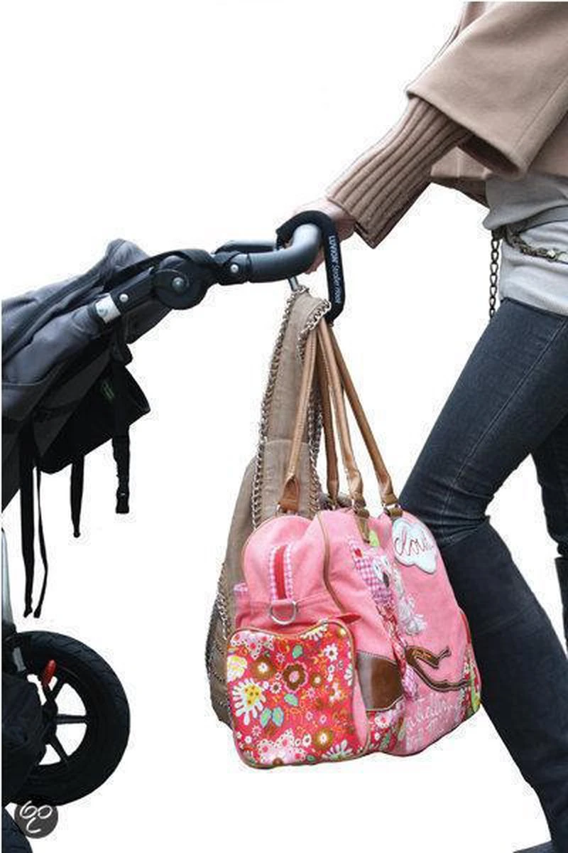 Luvion - Buggy Haak / Kinderwagen Tassenhaak 5 Luvion - Buggy Haak / Kinderwagen Tassenhaak - Afbeelding 3