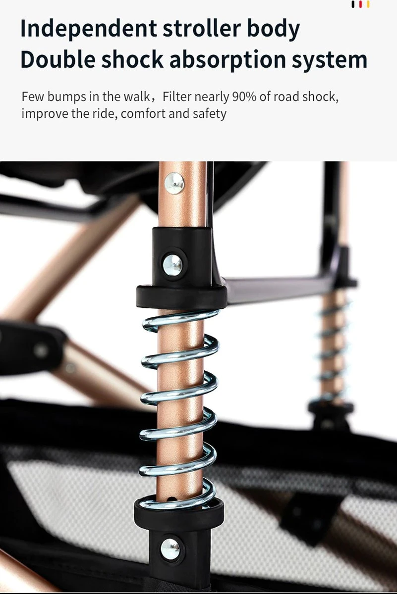 Luxe Kinderwagen 3 In 1 - Wandelwagen - Kinderwagen 3-in-1 Incl Autostoel - Kinderwagen Maxi Cosi – Buggy 3 In 1 - Newborn - Grijs 9 Luxe Kinderwagen 3 In 1 - Wandelwagen - Kinderwagen 3-in-1 Incl Autostoel - Kinderwagen Maxi Cosi – Buggy 3 In 1 - Newborn - Grijs - Afbeelding 7