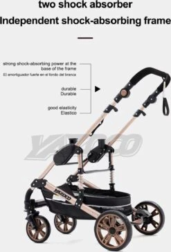 Merkloos Luxe Multi-functionele 3 In 1 Wandelwagen - Babywagen - Kwalitatieve Buggy - Opklapbare Kinderwagen - Licht En Flexibel 23 Merkloos Luxe Multi-functionele 3 In 1 Wandelwagen - Babywagen - Kwalitatieve Buggy - Opklapbare Kinderwagen - Licht En Flexibel -Babyreizen 811x1200 2