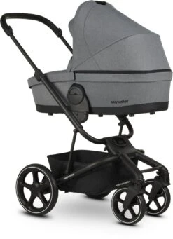Easywalker Harvey 3 / Harvey³ Voordeelset Bestaande Uit Kinderwagen, Reiswieg, Voetenzak, Regenhoes Voor Zitting En Reiswieg, Hoes Voor De Reiswiegmatras - Kleur Fossil Grey -Babyreizen 870x1200 6