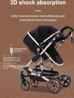 Merkloos Luxe Multi-functionele 3 In 1 Wandelwagen - Babywagen - Kwalitatieve Buggy - Opklapbare Kinderwagen - Licht En Flexibel 25 Merkloos Luxe Multi-functionele 3 In 1 Wandelwagen - Babywagen - Kwalitatieve Buggy - Opklapbare Kinderwagen - Licht En Flexibel -Babyreizen 910x1200 4