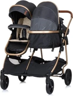 Duo Kinderwagen Chipolino Duo Smart Zwart, Incl. Luiertas