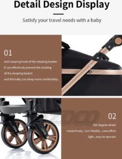 Merkloos Luxe Multi-functionele 3 In 1 Wandelwagen - Babywagen - Kwalitatieve Buggy - Opklapbare Kinderwagen - Licht En Flexibel 31 Merkloos Luxe Multi-functionele 3 In 1 Wandelwagen - Babywagen - Kwalitatieve Buggy - Opklapbare Kinderwagen - Licht En Flexibel -Babyreizen 917x1200