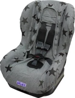 Dooky Seat Cover Groep 1 Autostoel Hoes Grey Star -Babyreizen 921x1200