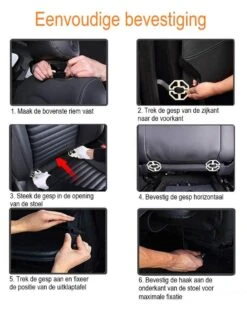 Luxe Auto Organizer Met Tablet Houder Autostoel Organiser Ipadhouder Voor Kinderen – Beige -Babyreizen 960x1200