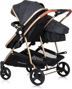 Duo Kinderwagen Chipolino Duo Smart Zwart, Incl. Luiertas -Babyreizen 964x1200 1