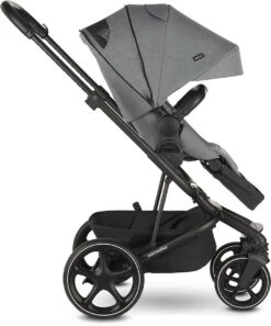 Easywalker Harvey 3 / Harvey³ Voordeelset Bestaande Uit Kinderwagen, Reiswieg, Voetenzak, Regenhoes Voor Zitting En Reiswieg, Hoes Voor De Reiswiegmatras - Kleur Fossil Grey -Babyreizen 999x1200